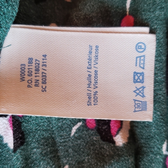 BODEN Aurelia Tunic Green Heathland Bud sz 8L Women's - Picture 7 of 10